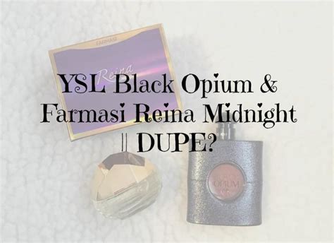 farmasi perfume dupes|YSL Black Opium i Farmasi Reina Midnight .